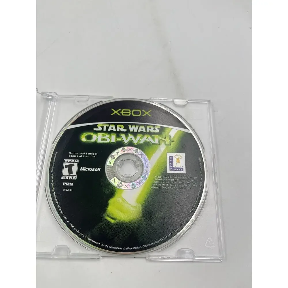 Microsoft Xbox Disc Only Tested Star Wars: Obi-Wan BL